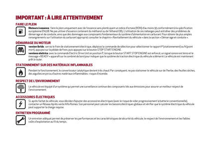 2026 Alfa Romeo Junior Owner's Manual | French