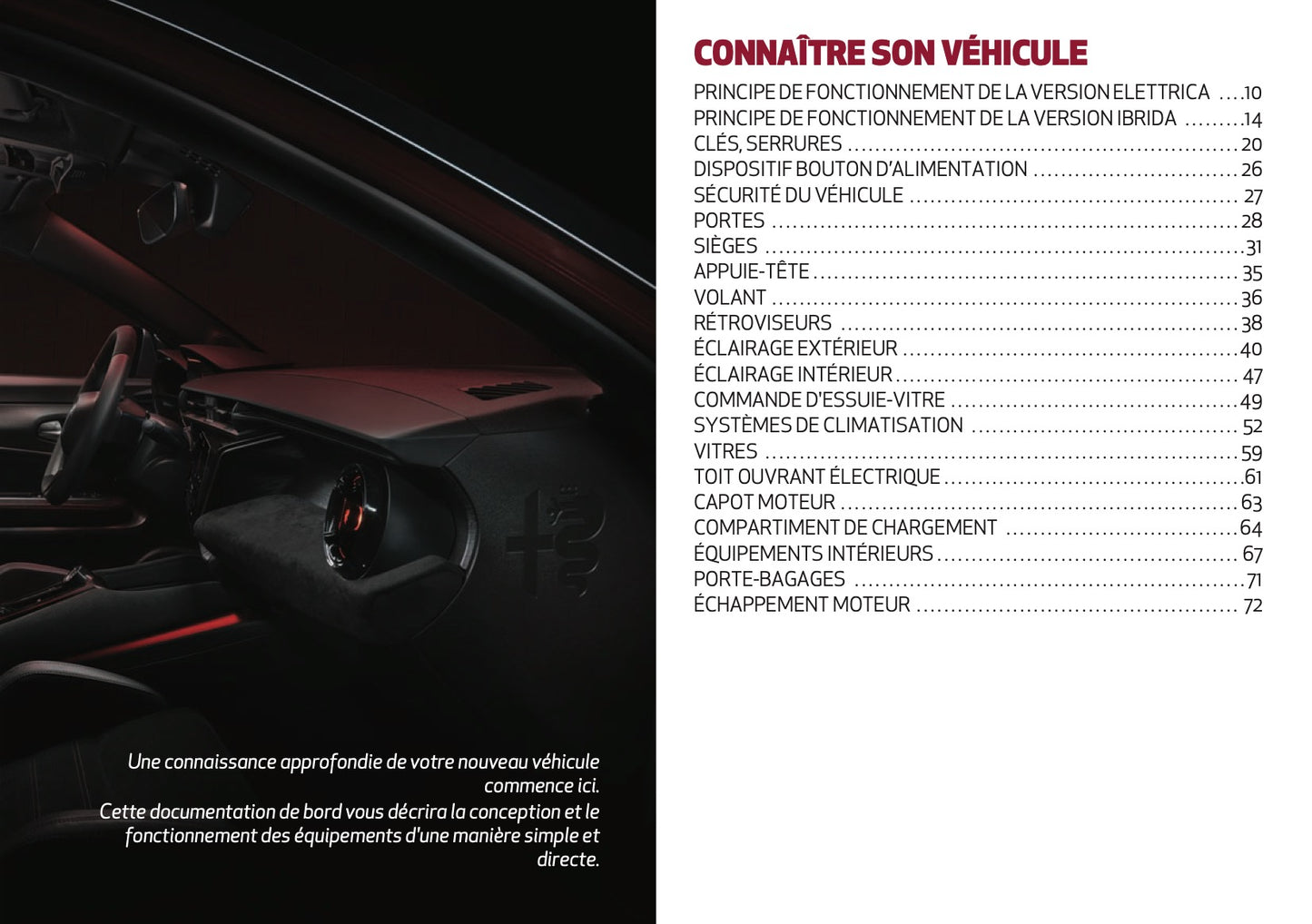 2026 Alfa Romeo Junior Owner's Manual | French
