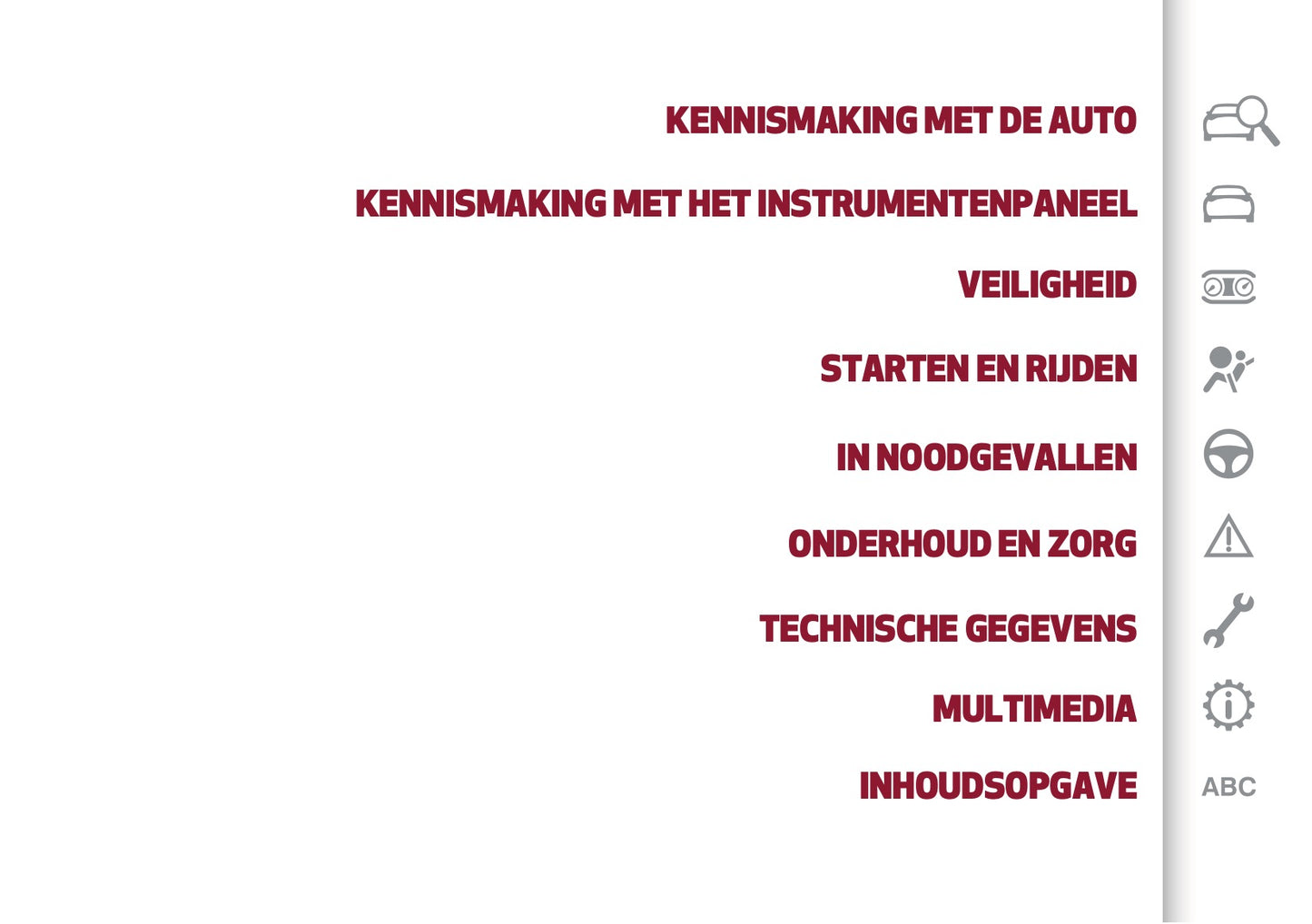 2026 Alfa Romeo Junior Owner's Manual | Dutch