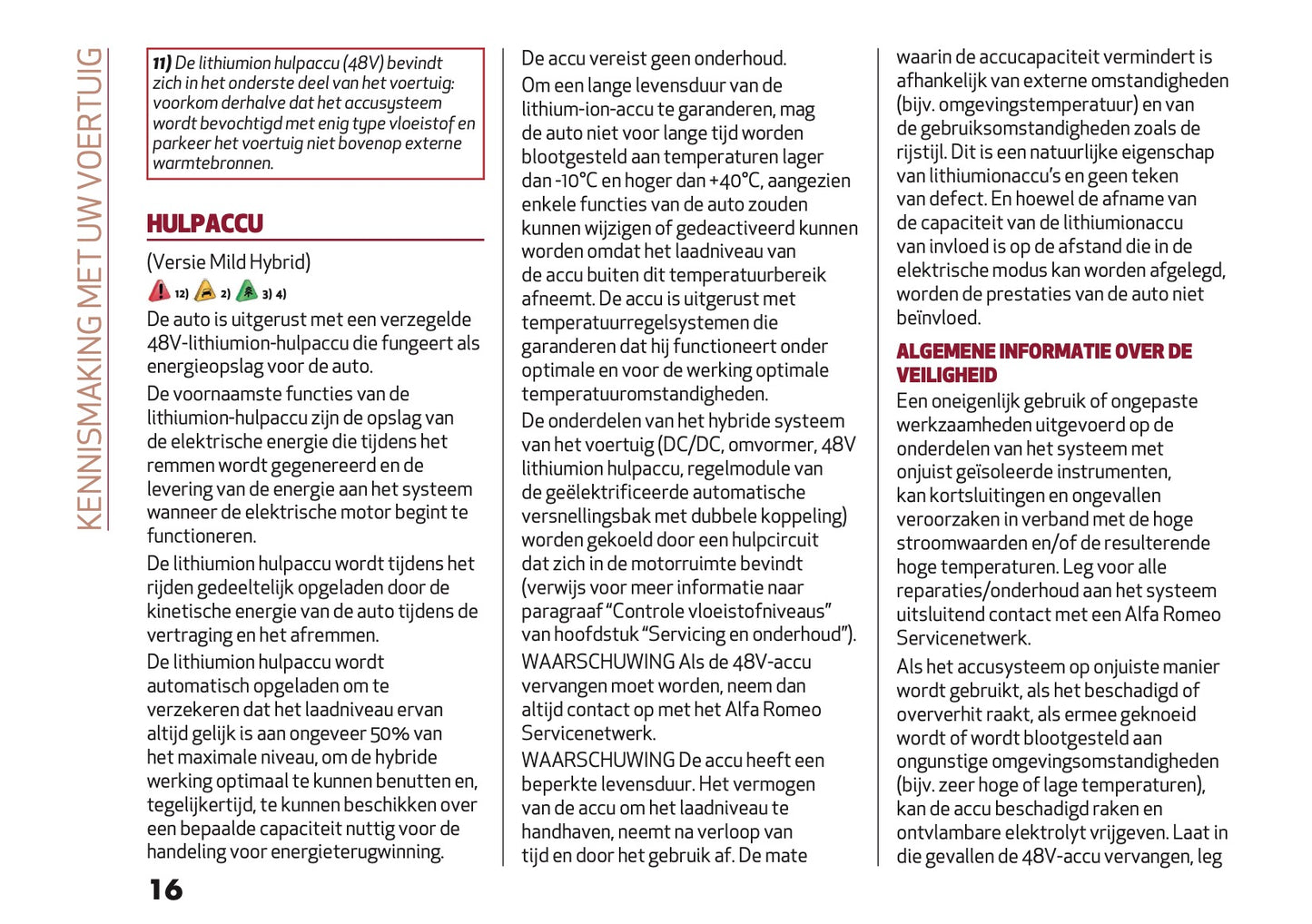 2024-2025 Alfa Romeo Tonale Gebruikershandleiding | Nederlands