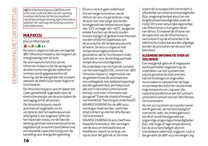 2024-2025 Alfa Romeo Tonale Gebruikershandleiding | Nederlands