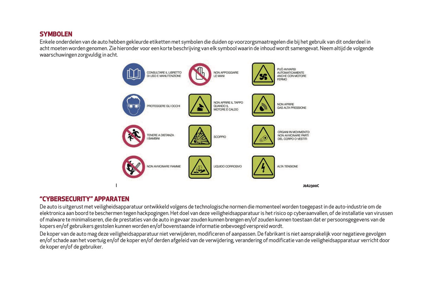 2024-2025 Alfa Romeo Tonale Gebruikershandleiding | Nederlands