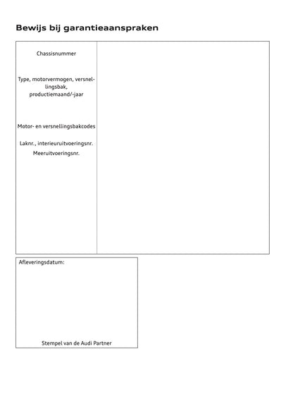 2022-2023 Audi A1 Owner's Manual | Dutch