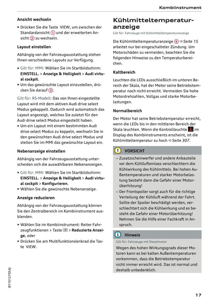 2025-2026 Audi A3 Bedienungsanleitung | Deutsch