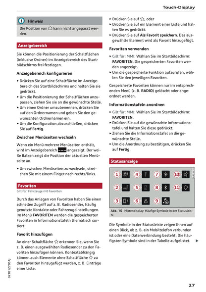 2025-2026 Audi A3 Bedienungsanleitung | Deutsch