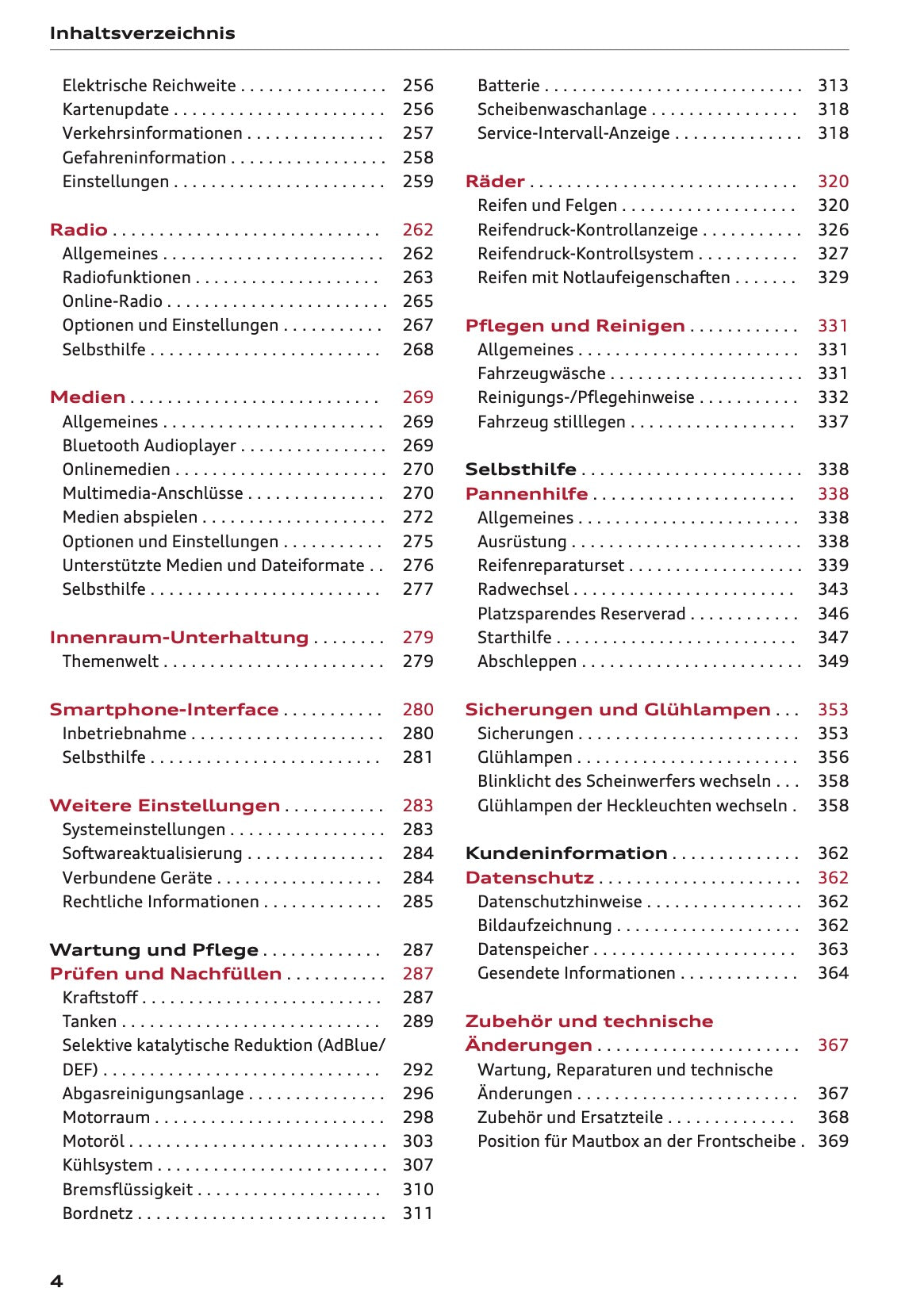 2025-2026 Audi A3 Bedienungsanleitung | Deutsch