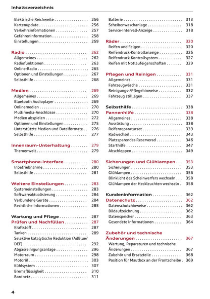 2025-2026 Audi A3 Bedienungsanleitung | Deutsch