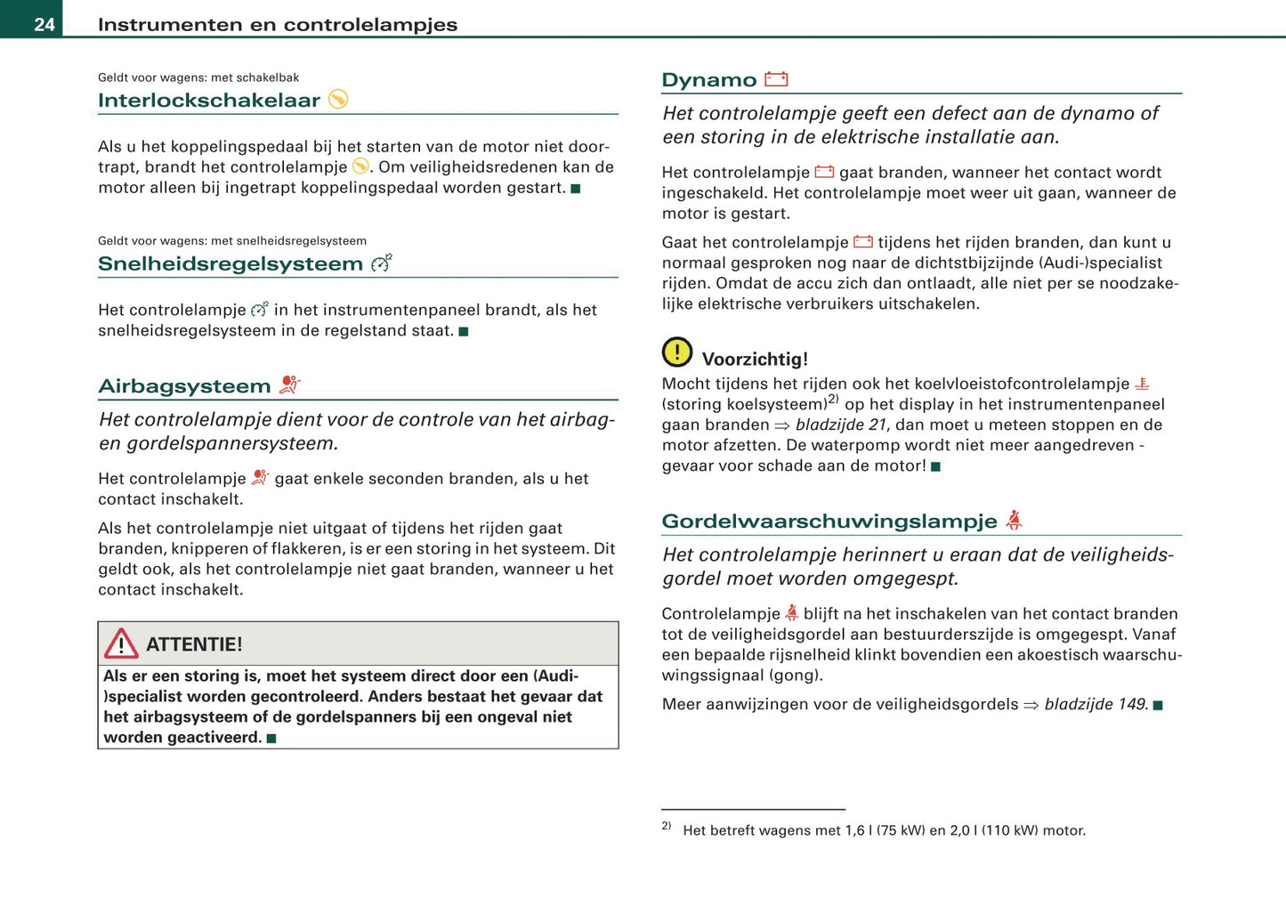 2007-2008 Audi A3 Gebruikershandleiding | Nederlands