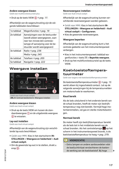 2020-2021 Audi A3 Owner's Manual | Dutch