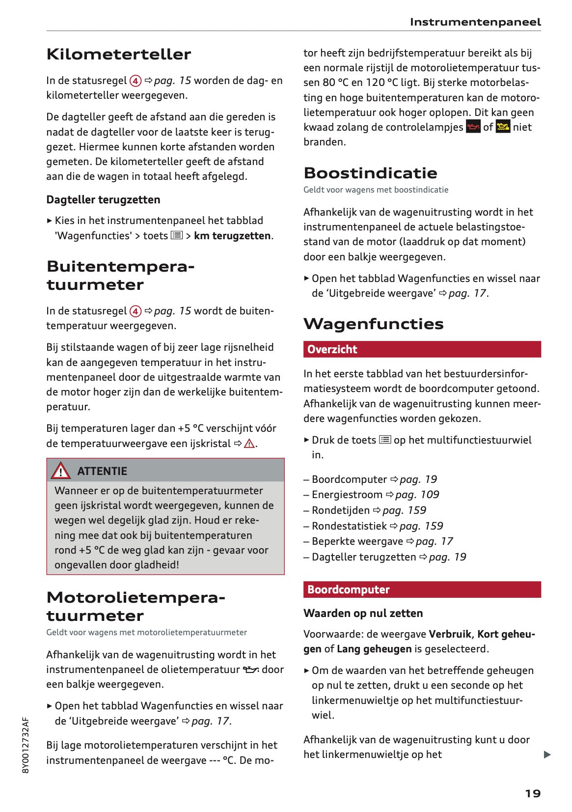 2020-2021 Audi A3 Owner's Manual | Dutch