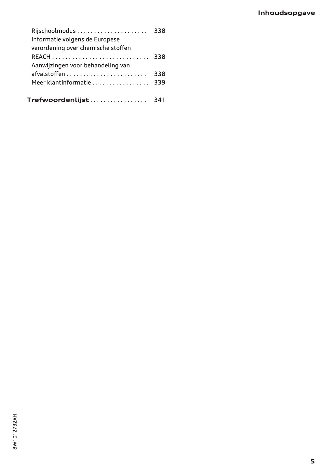 2021-2022 Audi A4 Owner's Manual | Dutch