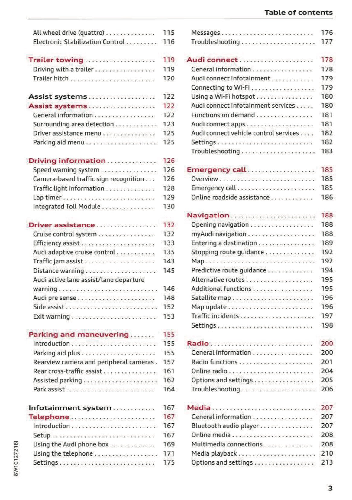 2024 Audi A4 Owner's Manual | English US