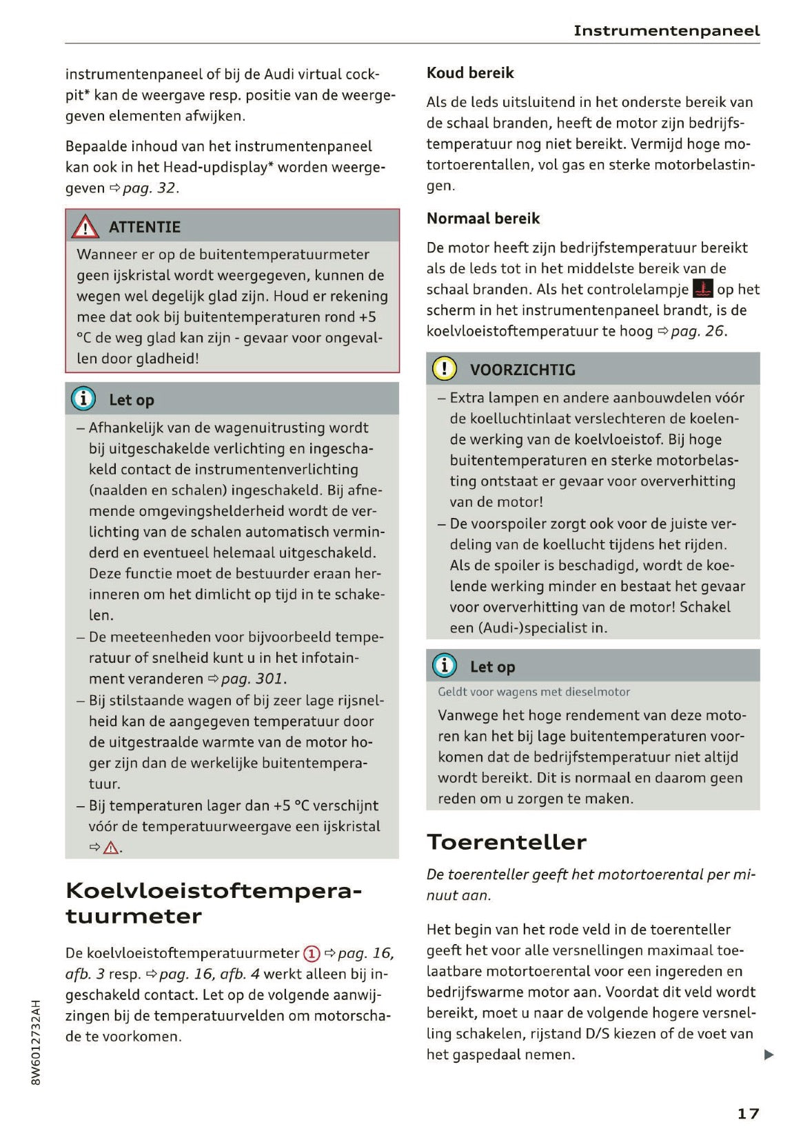 2019 Audi A5 Owner's Manual | Dutch