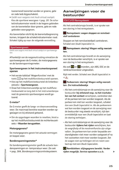 2019 Audi A5 Owner's Manual | Dutch
