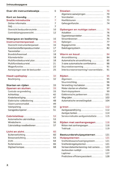 2019 Audi A5 Owner's Manual | Dutch