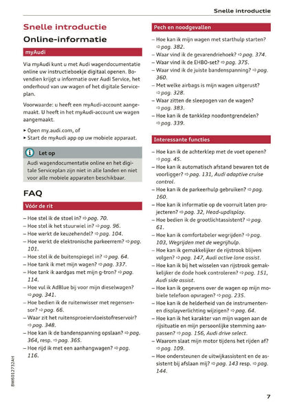 2019 Audi A5 Owner's Manual | Dutch