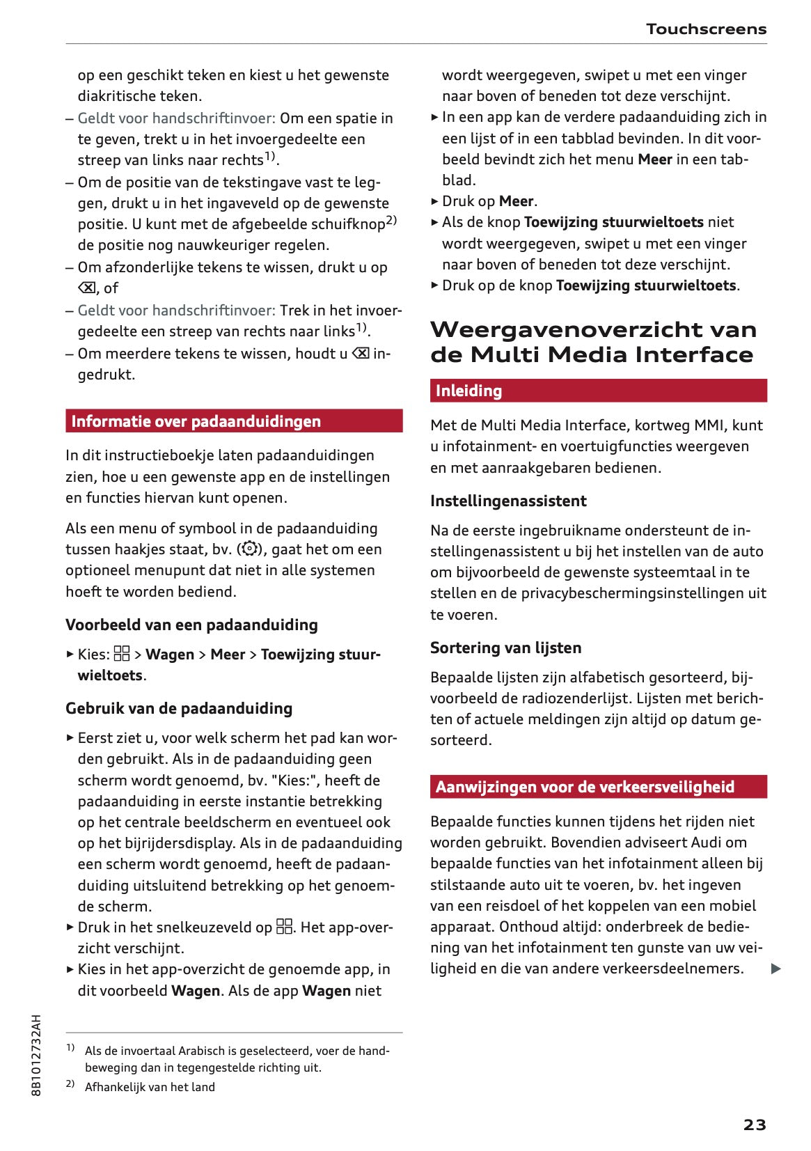 2026 Audi A5 Owner's Manual | Dutch