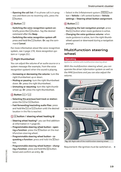 2019 Audi A5/S5 Owner's Manual | English