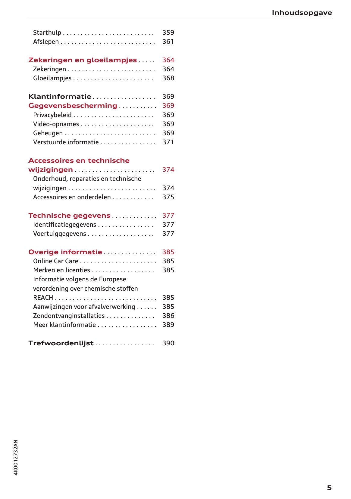 2022-2023 Audi A6 Gebruikershandleiding | Nederlands