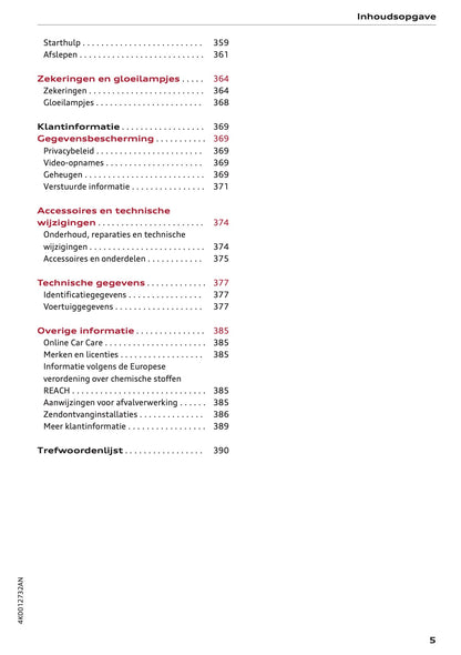2022-2023 Audi A6 Gebruikershandleiding | Nederlands