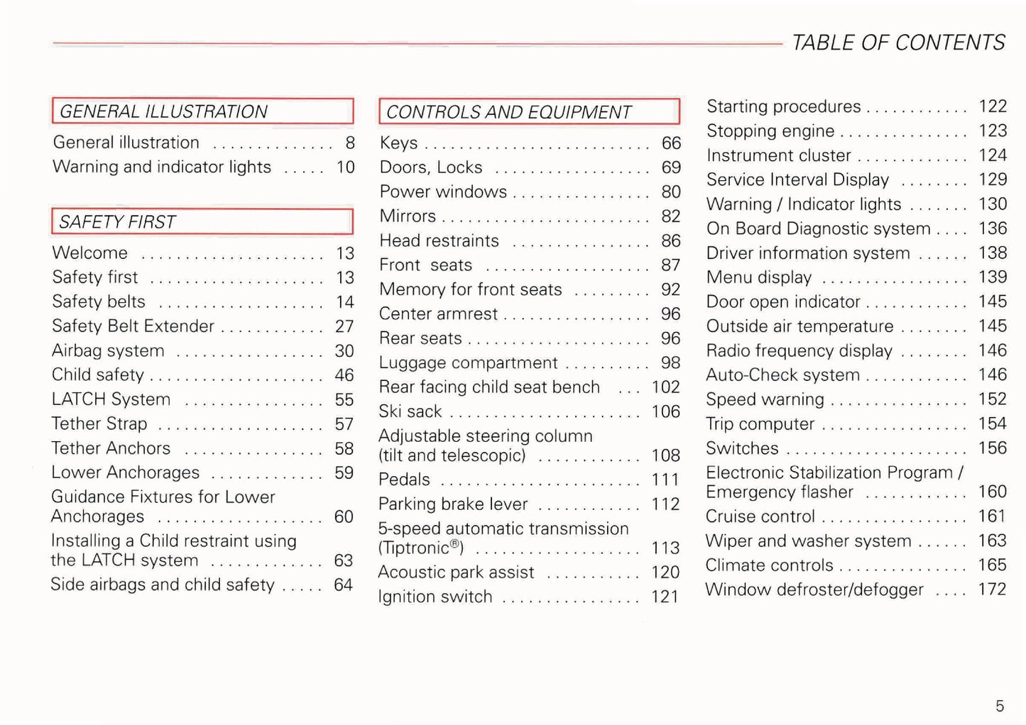 2002 Audi A6 Avant Owner's Manual | English US