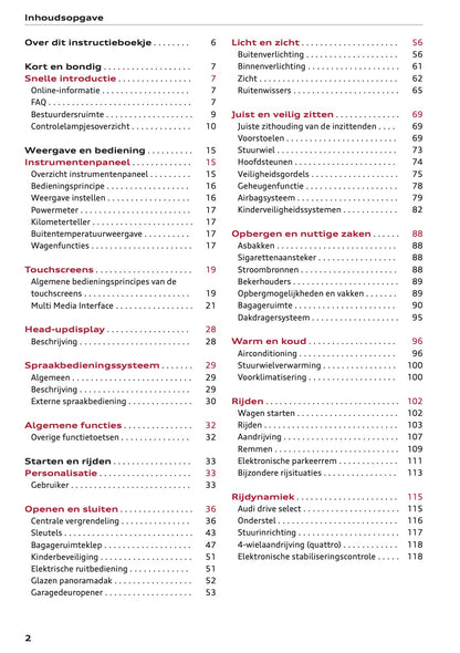 2021-2022 Audi e-tron Owner's Manual | Dutch
