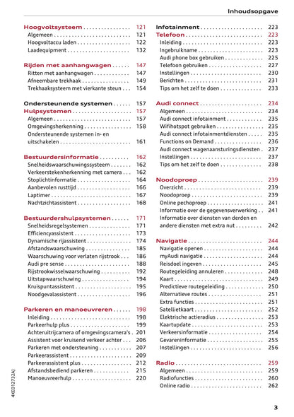 2021-2022 Audi e-tron Owner's Manual | Dutch