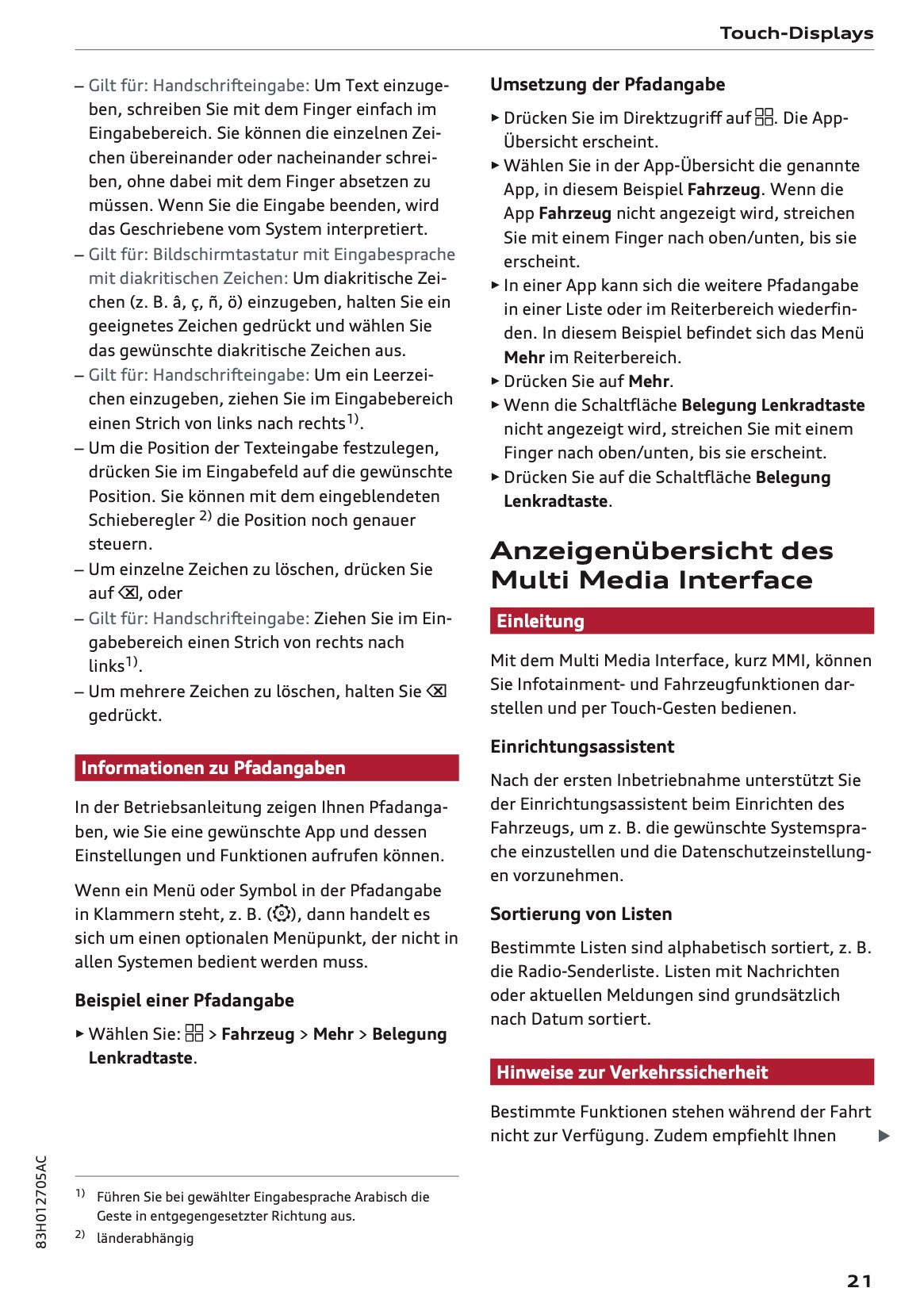 2026 Audi Q3 Bedienungsanleitung | Deutsch