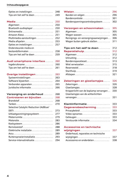 2022 Audi Q3 Gebruikershandleiding | Nederlands