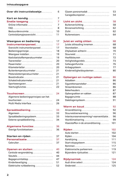 2023-2024 Audi Q3 Gebruikershandleiding | Nederlands