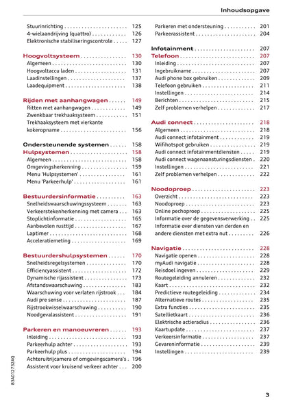 2023-2024 Audi Q3 Gebruikershandleiding | Nederlands