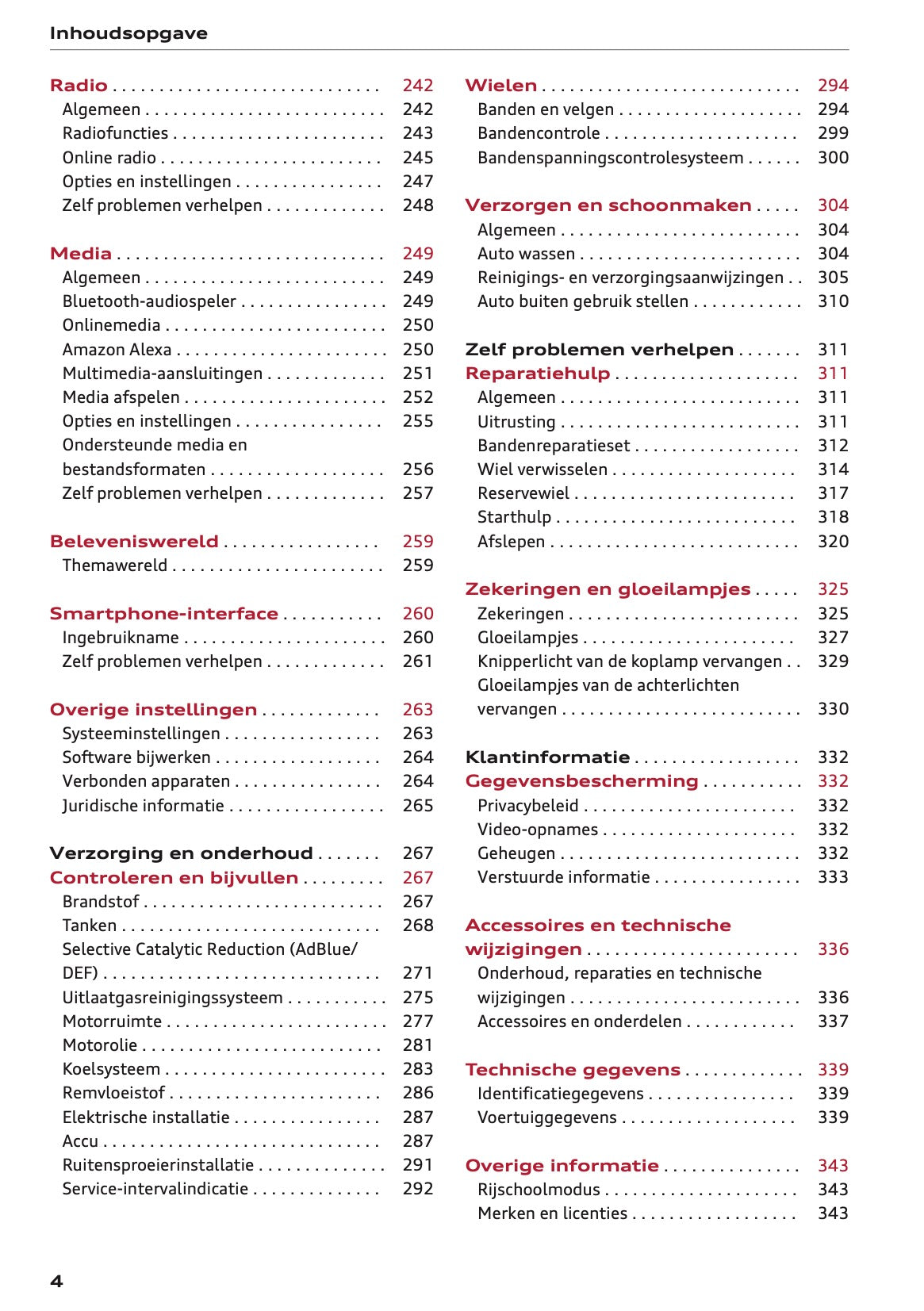 2023-2024 Audi Q3 Gebruikershandleiding | Nederlands