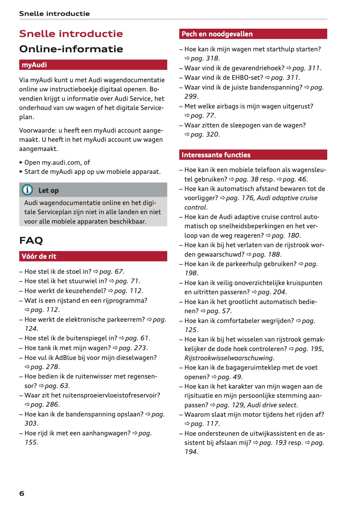 2020-2021 Audi Q5 Gebruikershandleiding | Nederlands