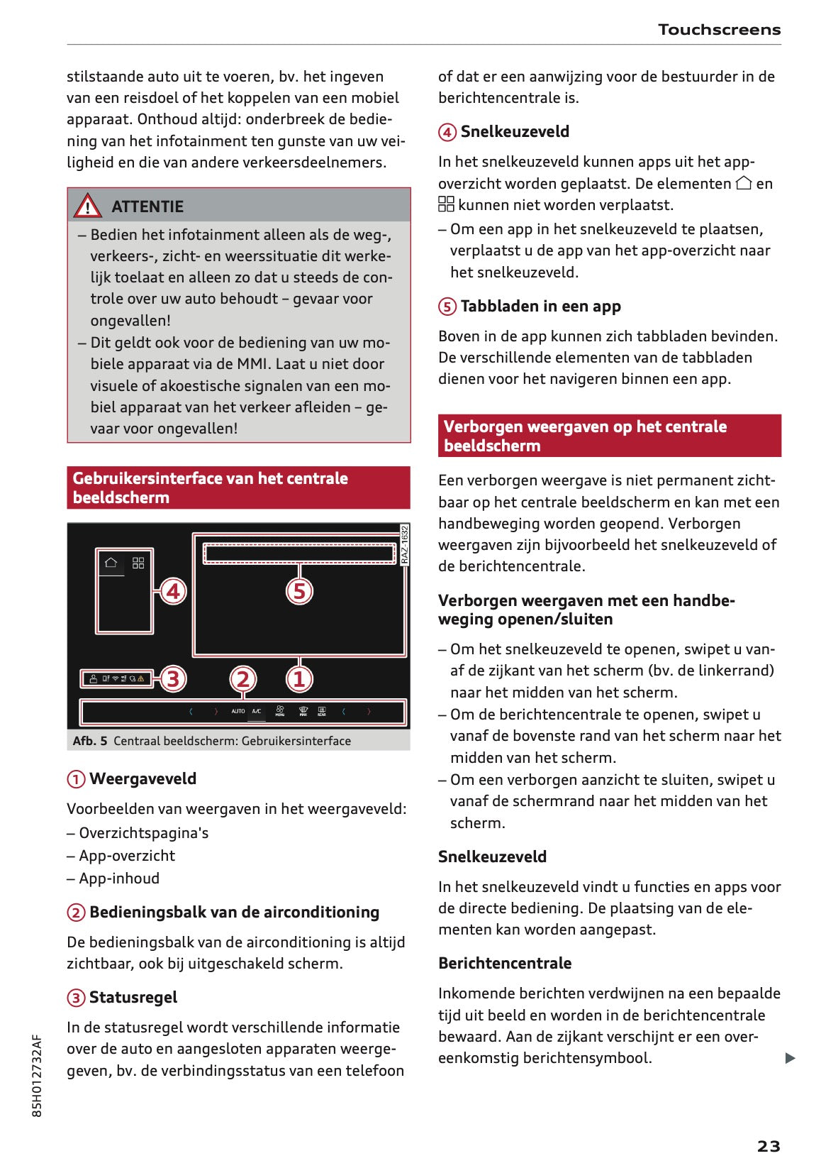 2025 Audi Q6 e-tron Owner's Manual | Dutch