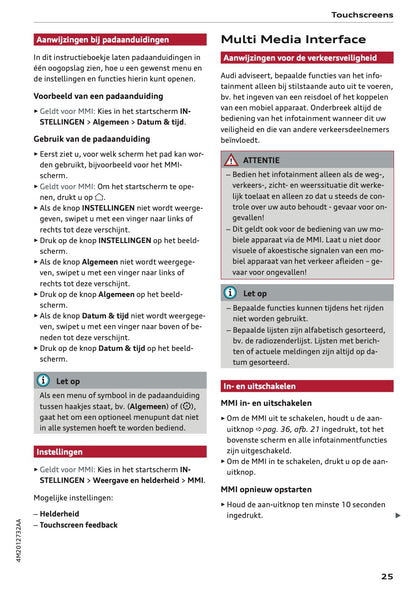 2024 Audi Q7 Owner's Manual | Dutch