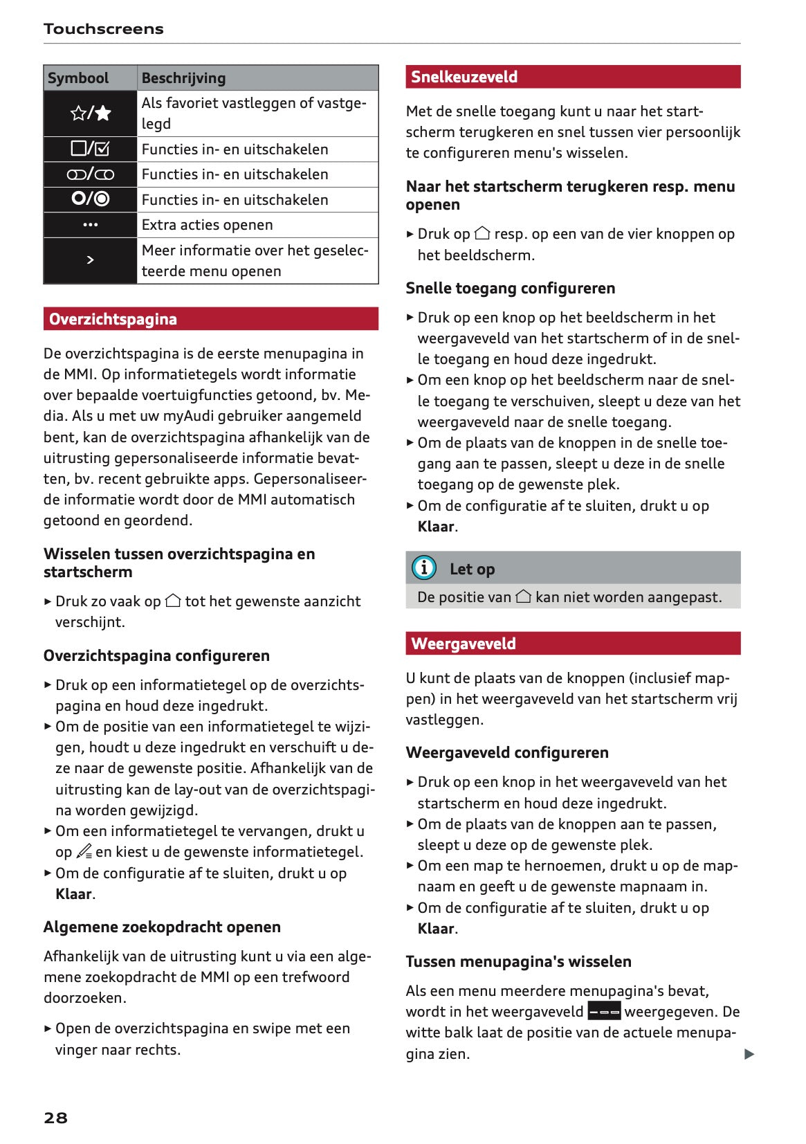 2024 Audi Q7 Owner's Manual | Dutch