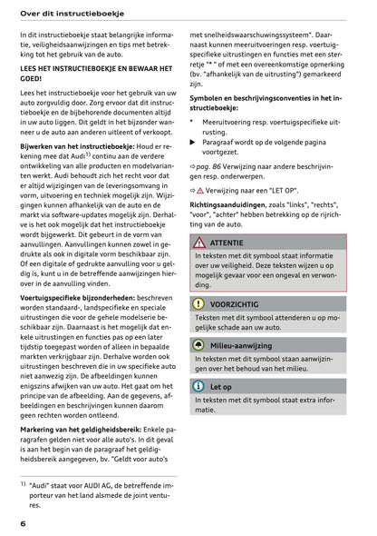 2024 Audi Q7 Owner's Manual | Dutch