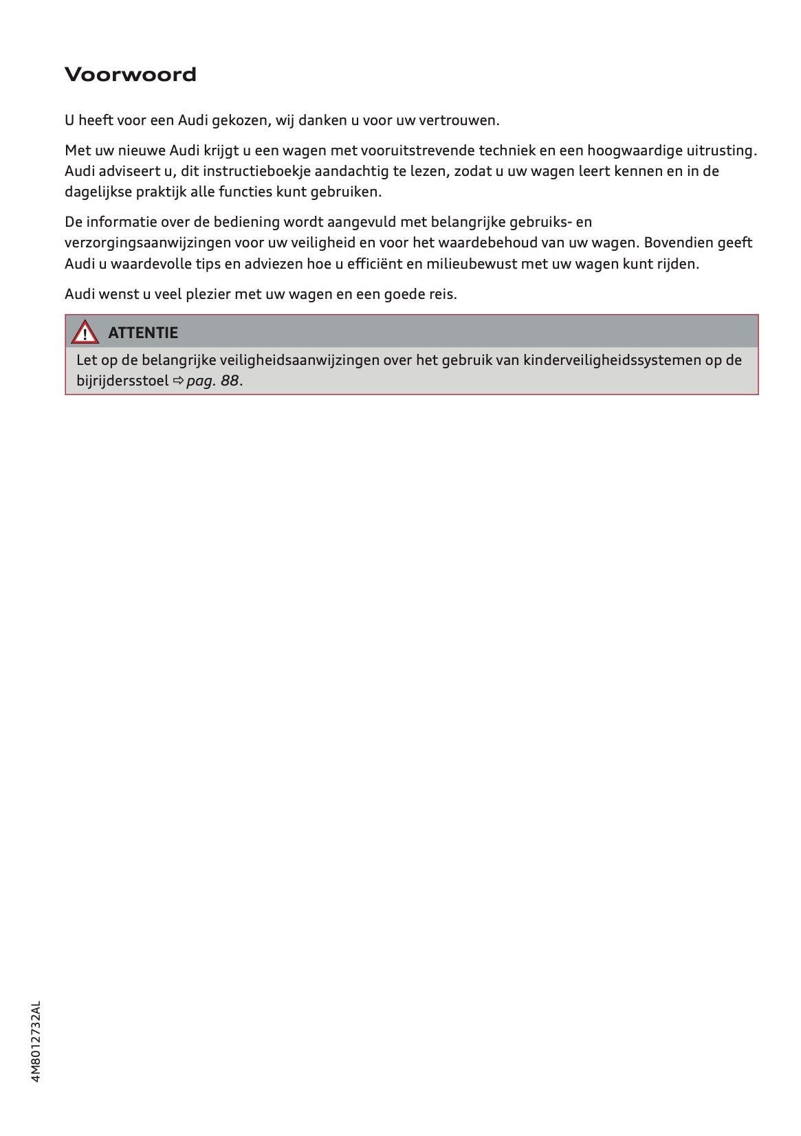 2022 Audi Q8 Owner's Manual | Dutch