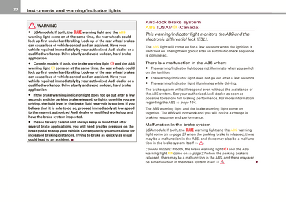 2008 Audi R8 Owner's Manual | English