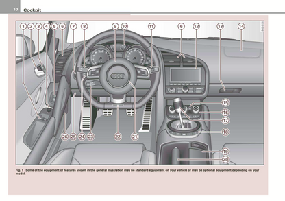 2009 Audi R8 Owner's Manual | English