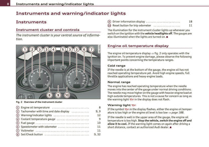 2010 Audi R8 Owner's Manual | English US