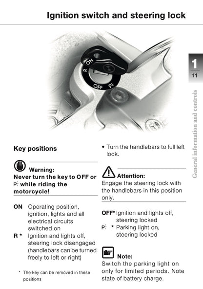 2003 BMW R 1150 GS Owner's Manual | English