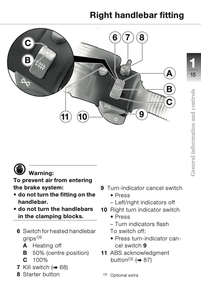 2003 BMW R 1150 GS Owner's Manual | English