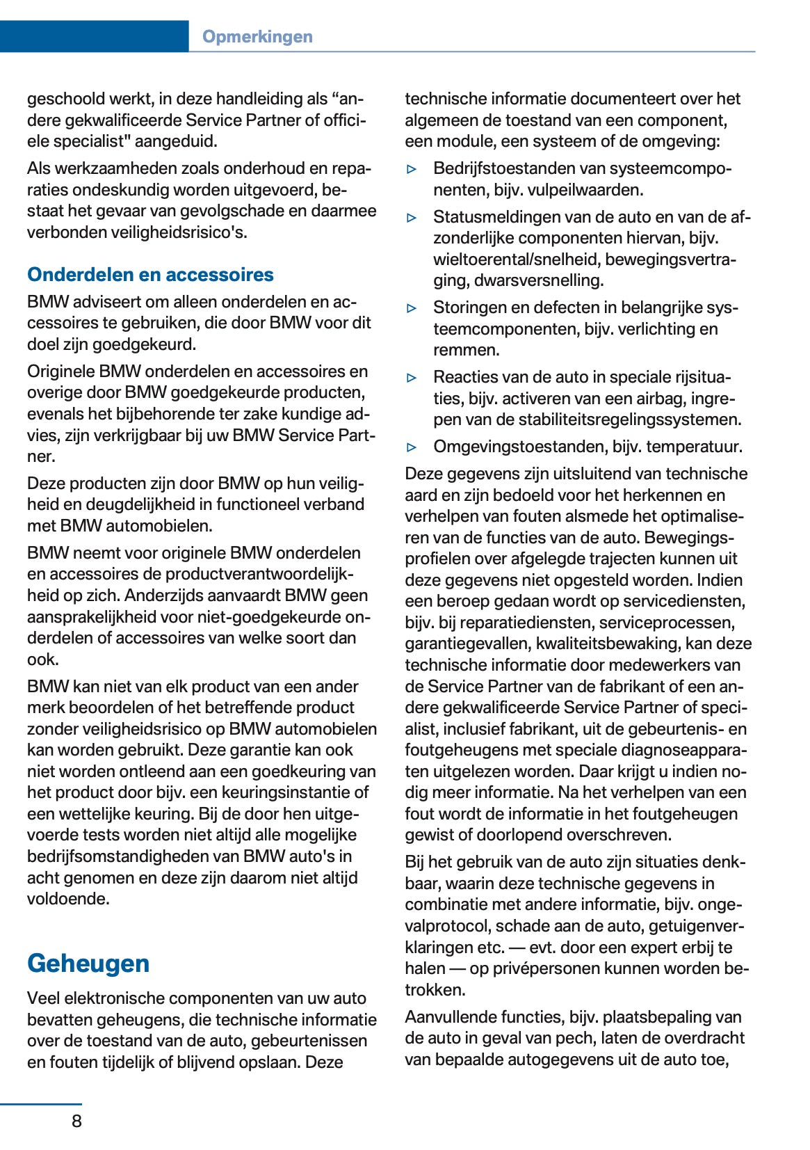 2016 BMW 1 Serie Gebruikershandleiding | Nederlands