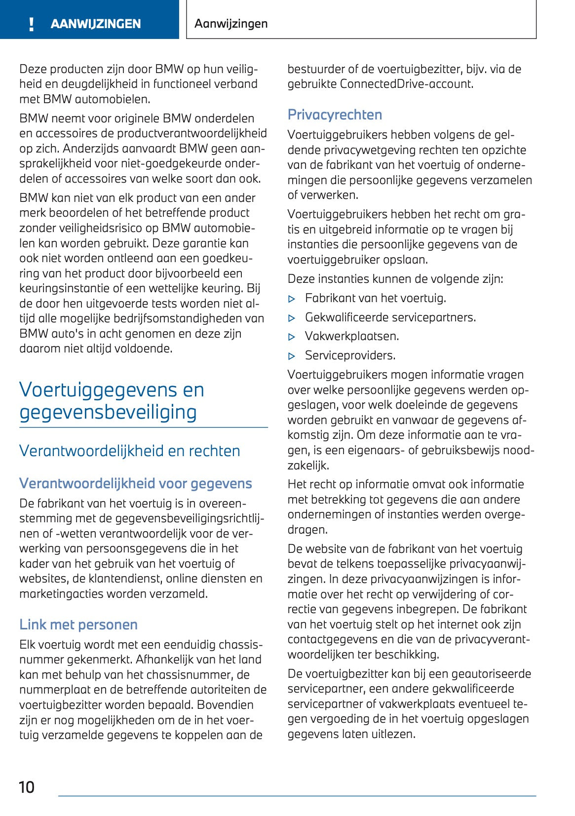 2023 BMW 3 Series Touring Plug-in-Hybrid Owner's Manual | Dutch