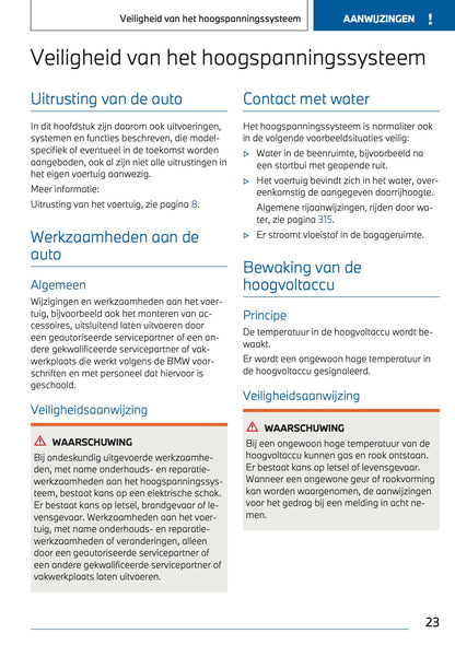 2023 BMW 3 Series Touring Plug-in-Hybrid Owner's Manual | Dutch
