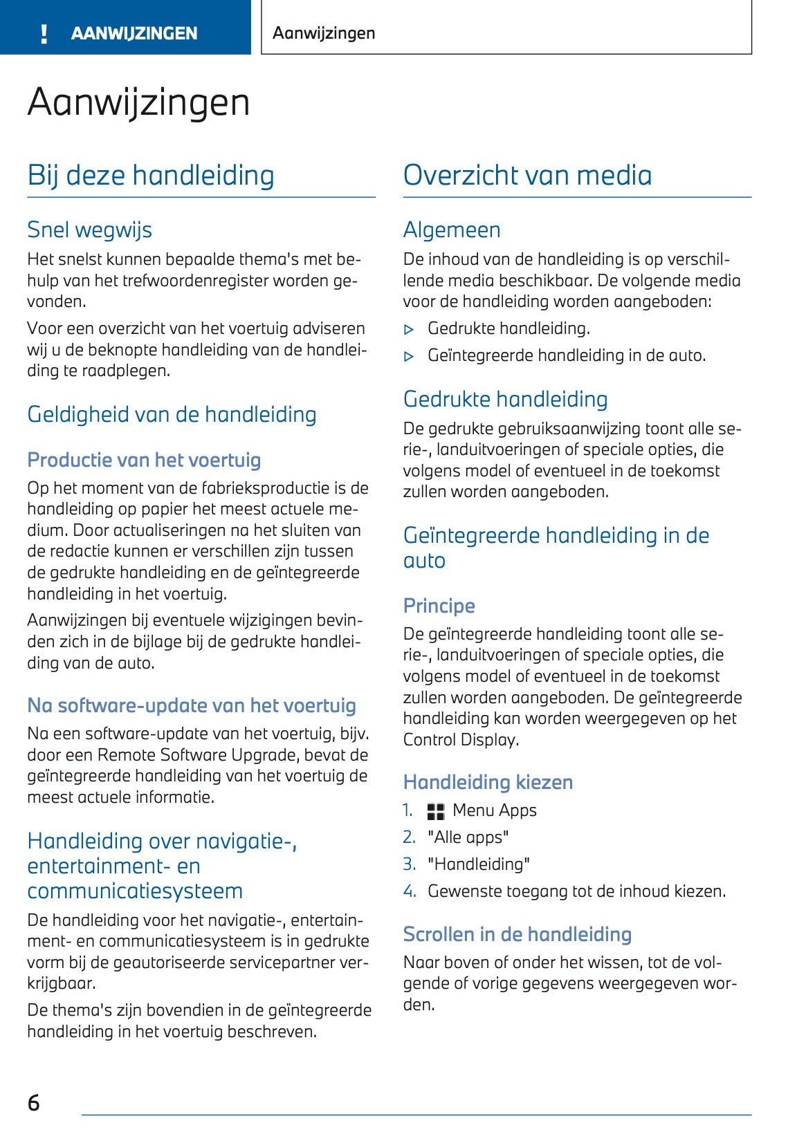 2023 BMW 3 Series Touring Plug-in-Hybrid Owner's Manual | Dutch