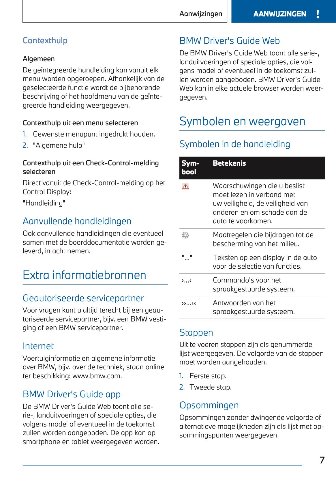 2023 BMW 3 Series Touring Plug-in-Hybrid Owner's Manual | Dutch