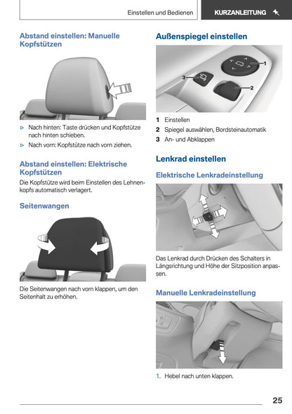 2019 BMW 5 Series Touring Owner's Manual | German