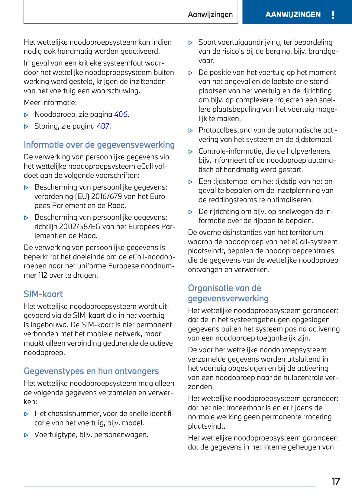 2022-2023 BMW i7 Owner's Manual | Dutch